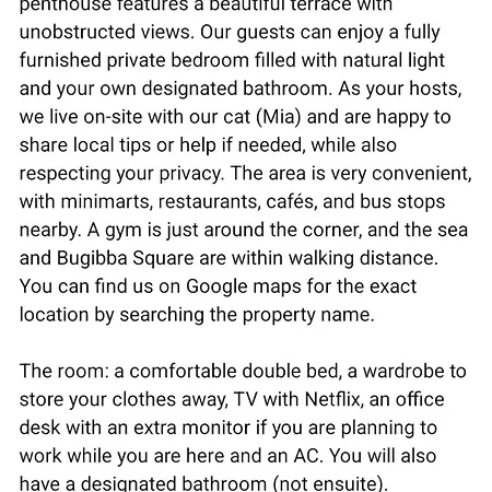 Sole Di Malta Panoramic View Penthouse Pansiyon