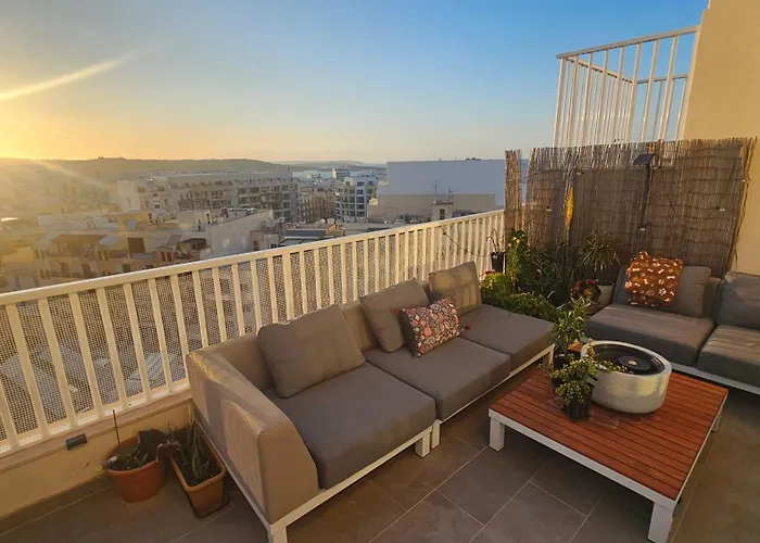 Sole Di Malta Panoramic View Penthouse Pansiyon St. Paul's Bay